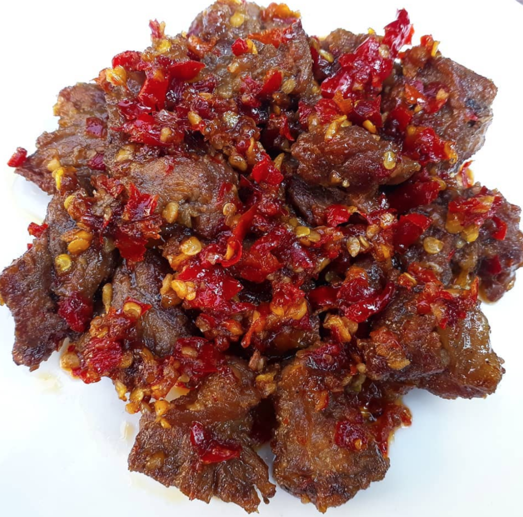 Daging sapi mercon 