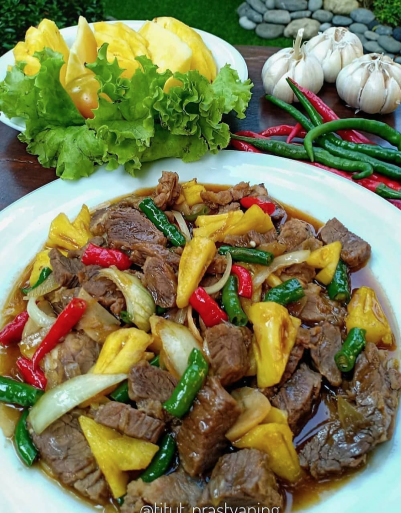 Daging Sapi Masak Nanas