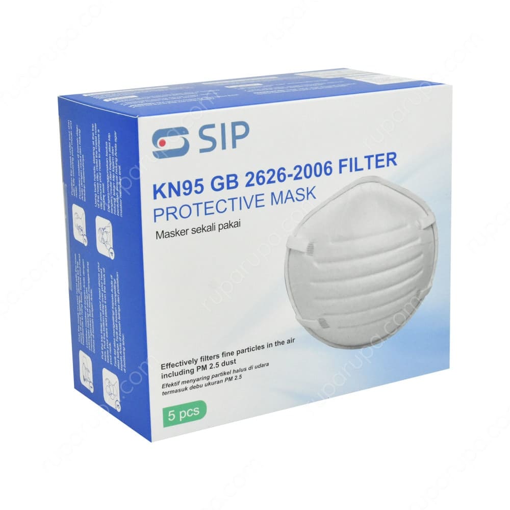 Sip Set 5 Pcs Masker Anti Virus Kn95 masker terlaris