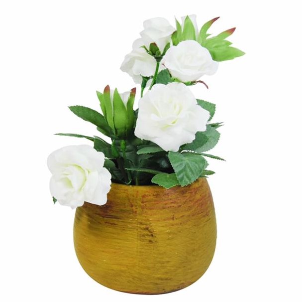 bunga artifisial ruang tamu