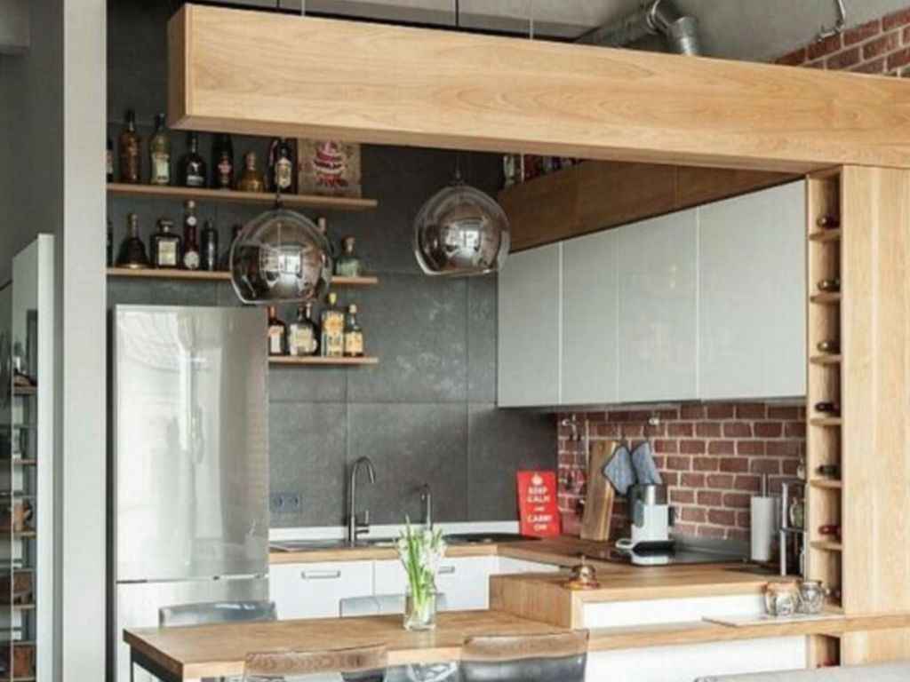 desain dapur dan ruang makan sempit