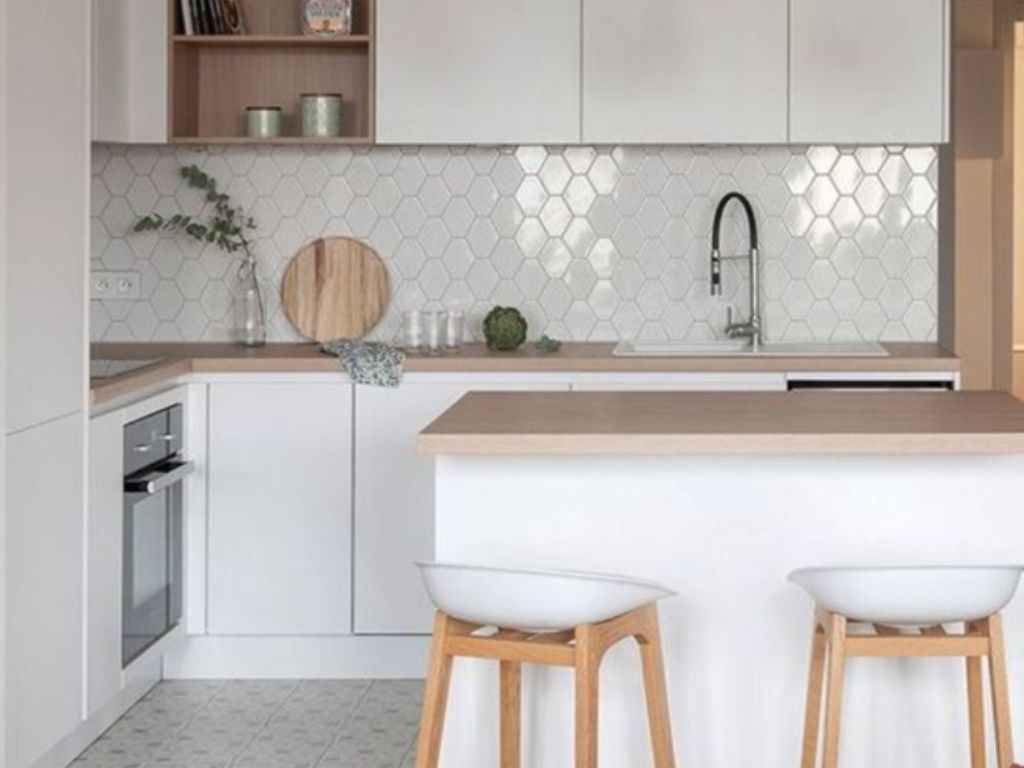 desain ruang dapur dan ruang makan untuk apartemen sempit