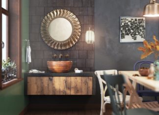 model wastafel ruang makan