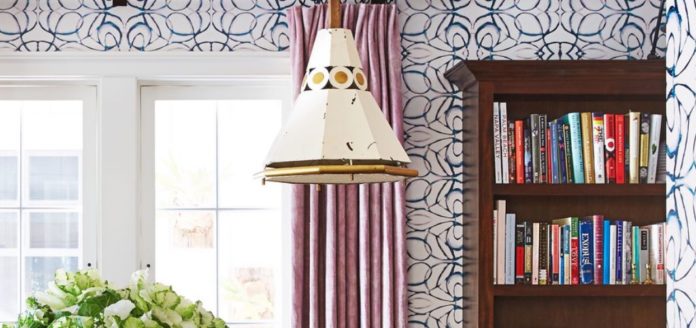 wallpaper dinding ruang makan minimalis