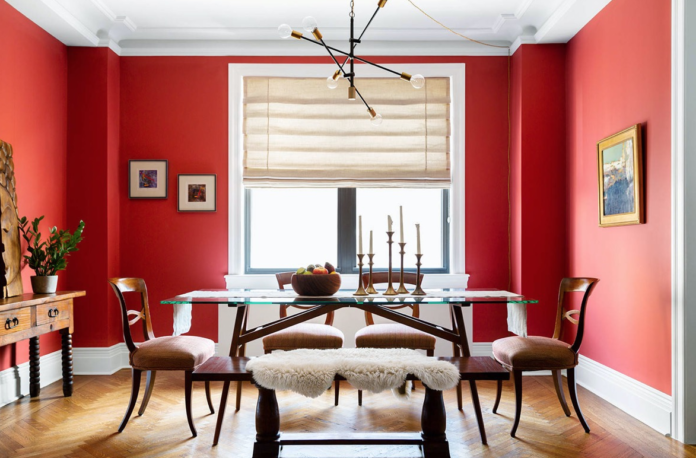 cat ruang makan minimalis