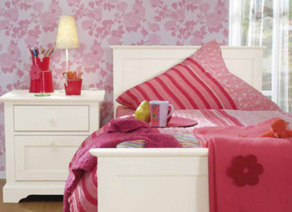 desain kamar tidur anak perempuan ukuran kecil