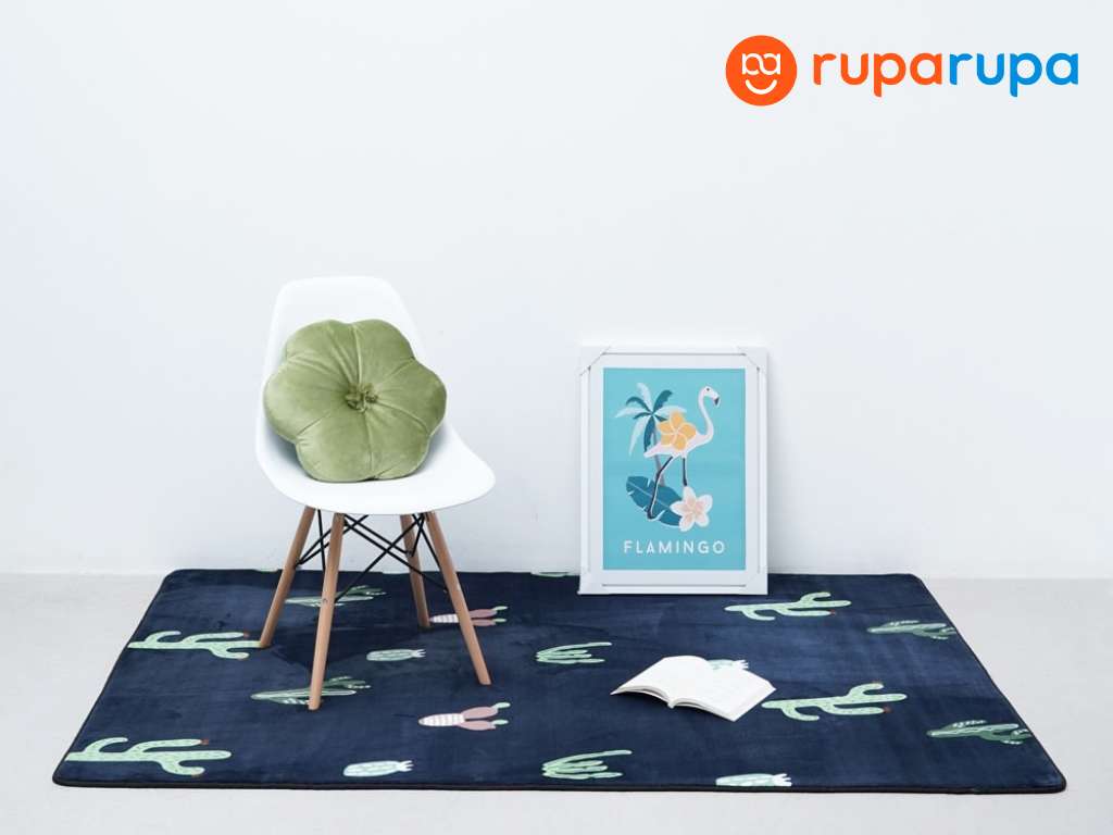 cara memilih warna karpet ruang tamu