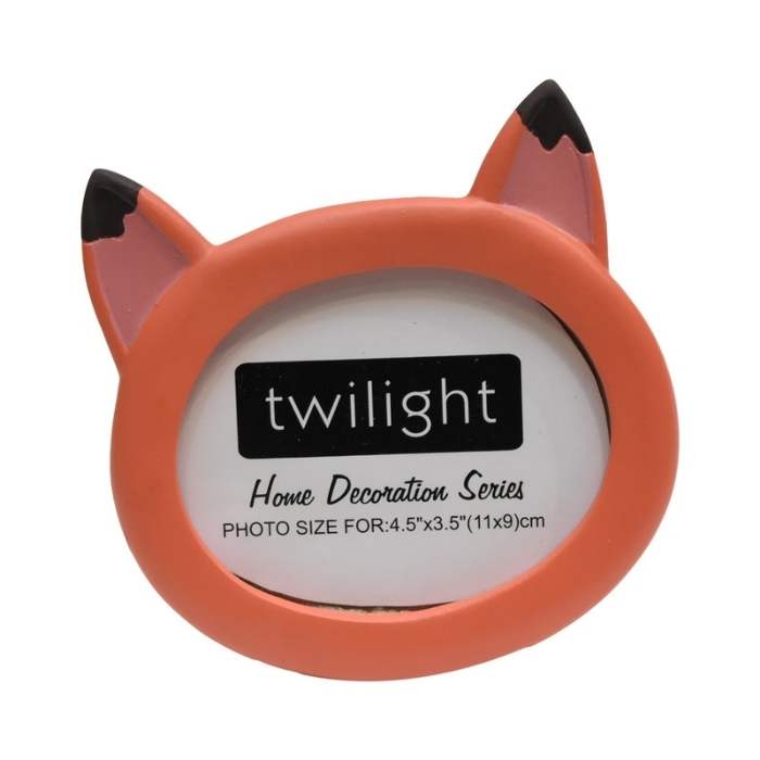 Bingkai Foto Fox Head 14x1.5x12.1 Cm - Orange