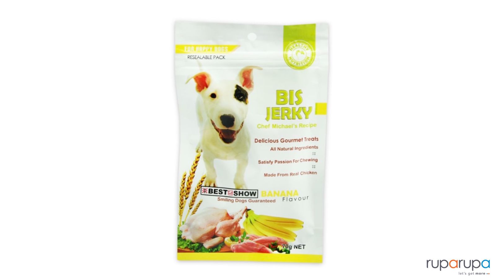 Jerhigh Cemilan Anjing Pisang 70 Gr