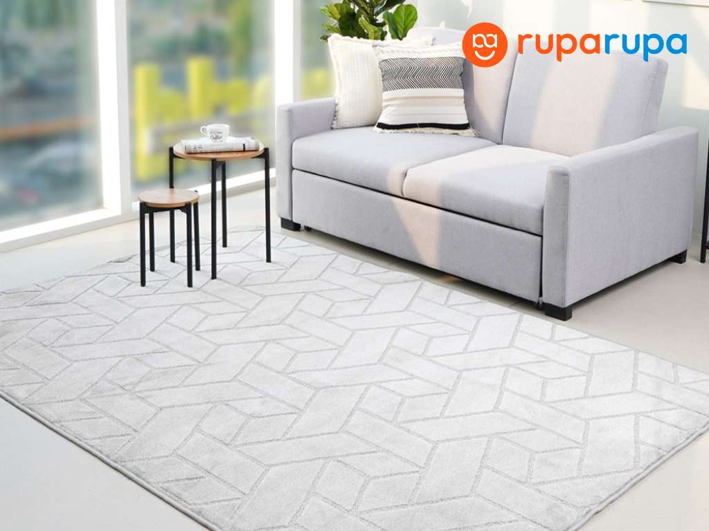 cara memilih warna karpet ruang tamu