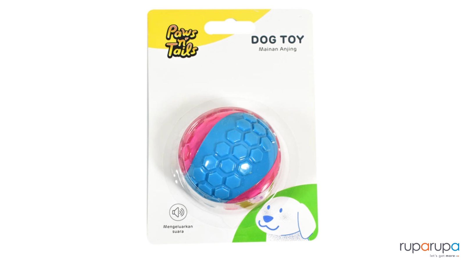 Paws N Tail Mainan Anjing Bola Led Dengan Suara