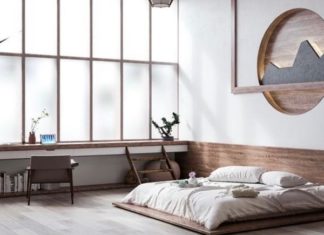 dekorasi kamar ala japandi