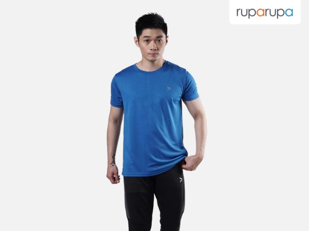 kado untuk ayah Alph T Shirt Pria Dry Fit Polos Ukuran L