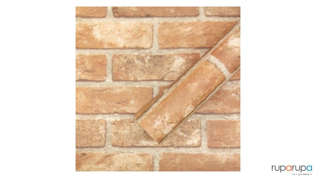 Arthome Wallpaper Diy 8 Layer 50 Cm Brick Wood
