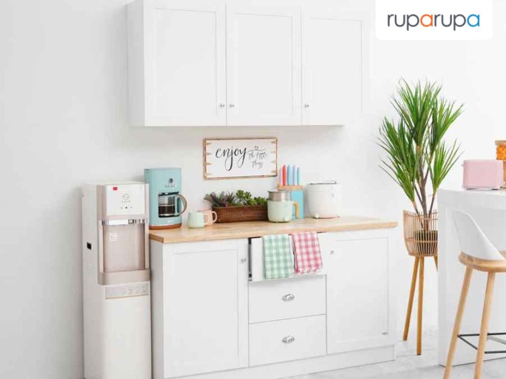 harga kitchen set putih