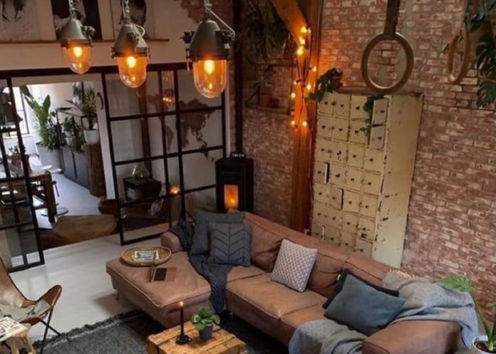 dekorasi industrial menarik