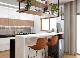 desain mini bar dapur