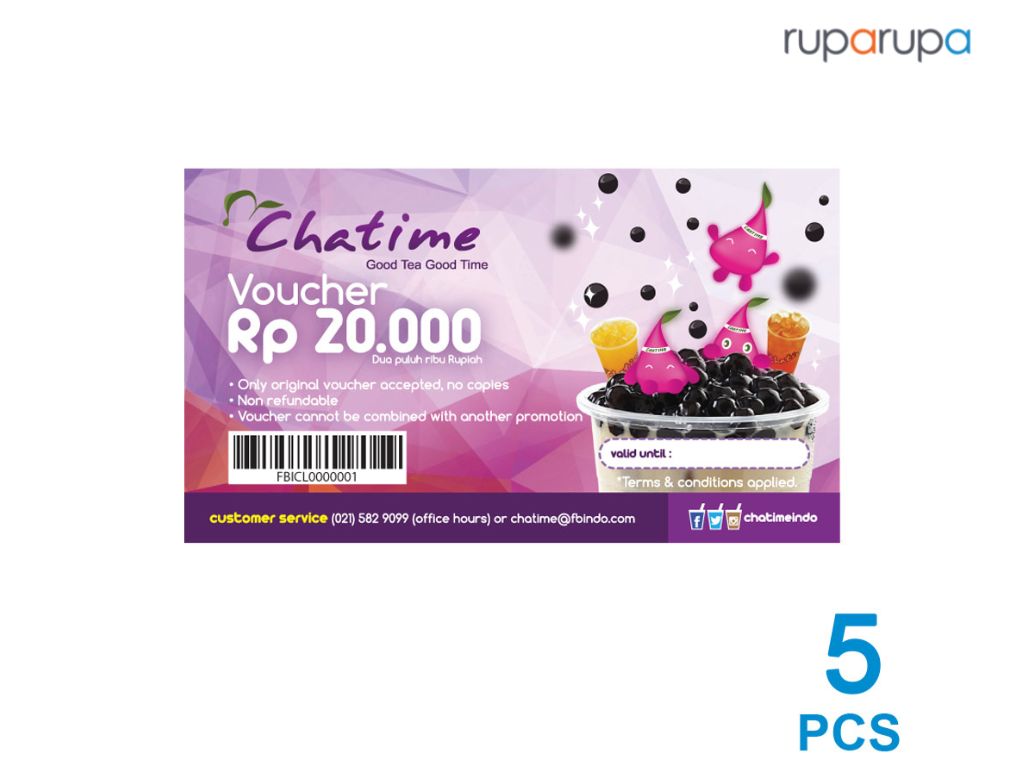 kado voucher chatime