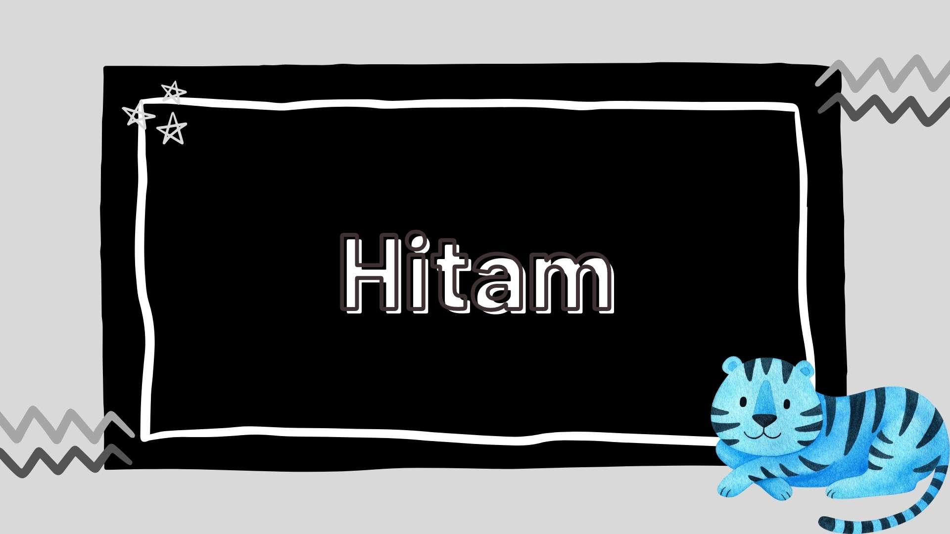 2. Warna keberuntungan hitam