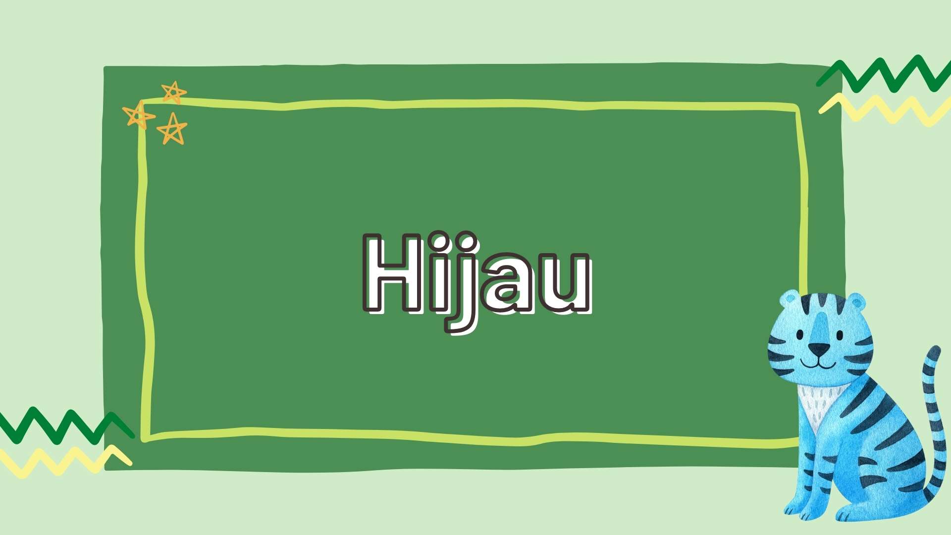 3. Warna keberuntungan hijau