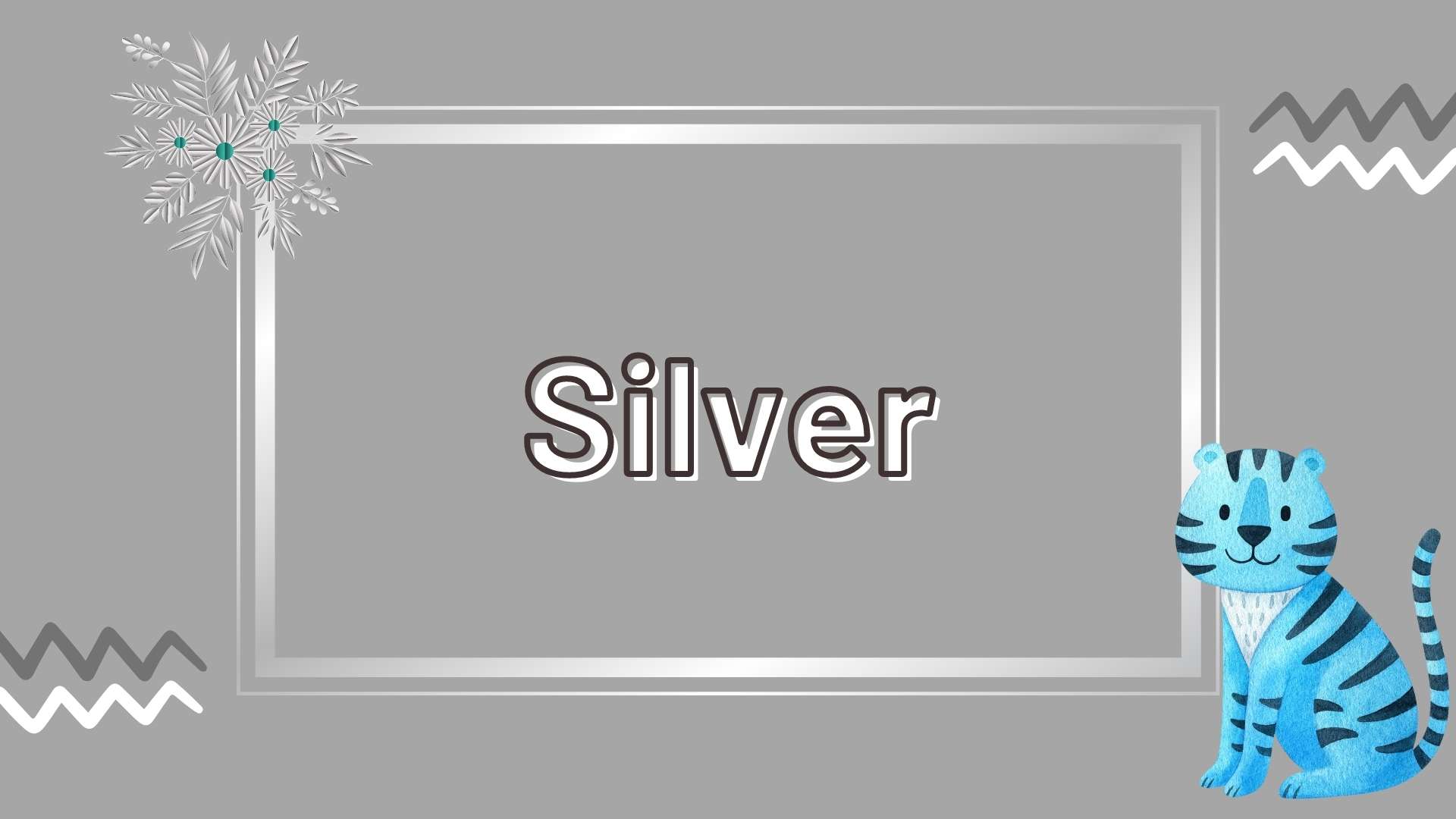 5. Warna keberuntungan silver