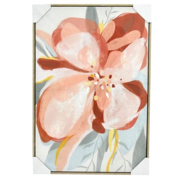 Hiasan Dinding 62.6x92.6x4.3cm Kanvas Art Flower