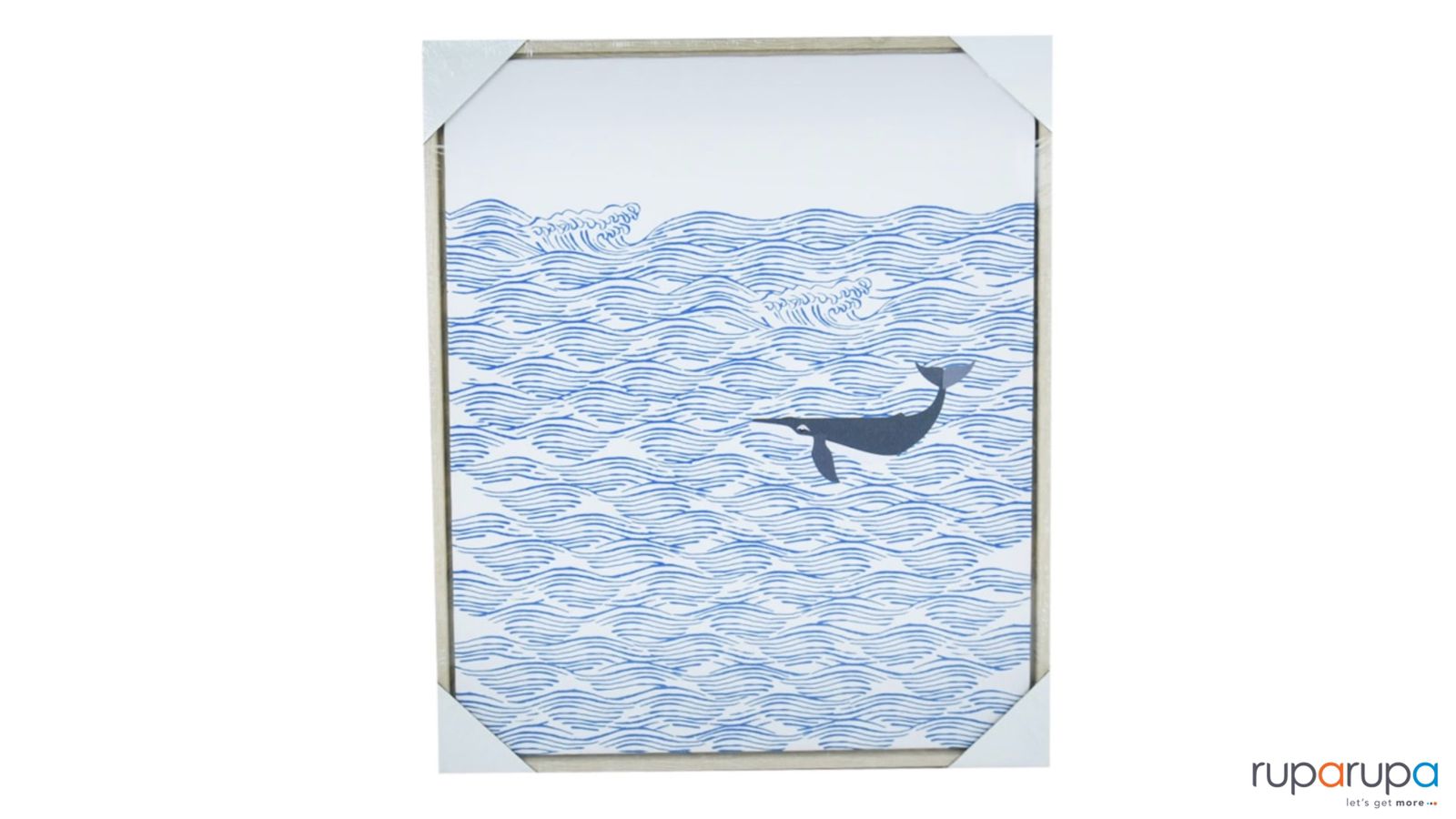 Hiasan Dinding Canvas Print Whale Xc52 40x50x2.5 Cm