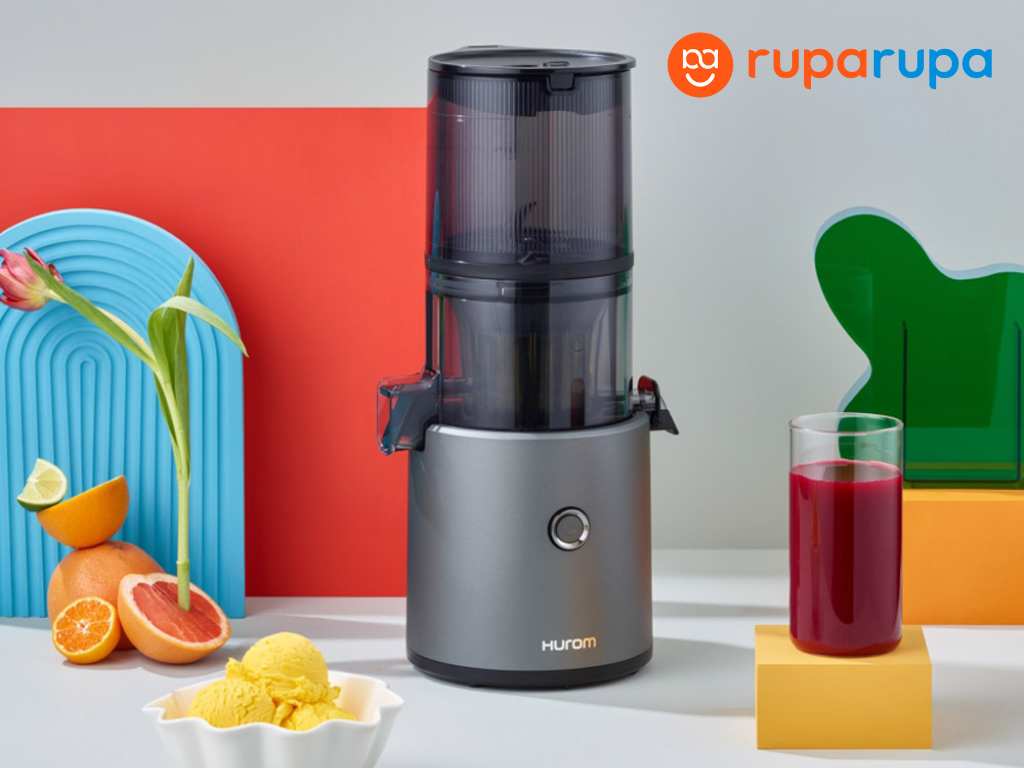 Hurom Slow Juicer H-300e - Abu-abu Titanium