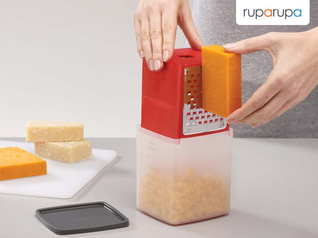 Joseph-joseph Duo Parutan Dengan Wadah - Merah