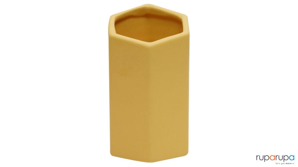 Vas Architeca Trio 10x9x16 Cm - Kuning