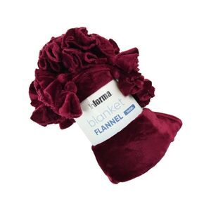 selimut kamar tidur warna maroon