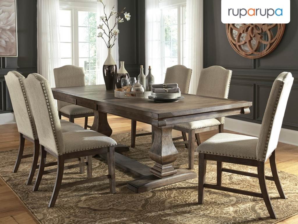 model meja makan klasik 