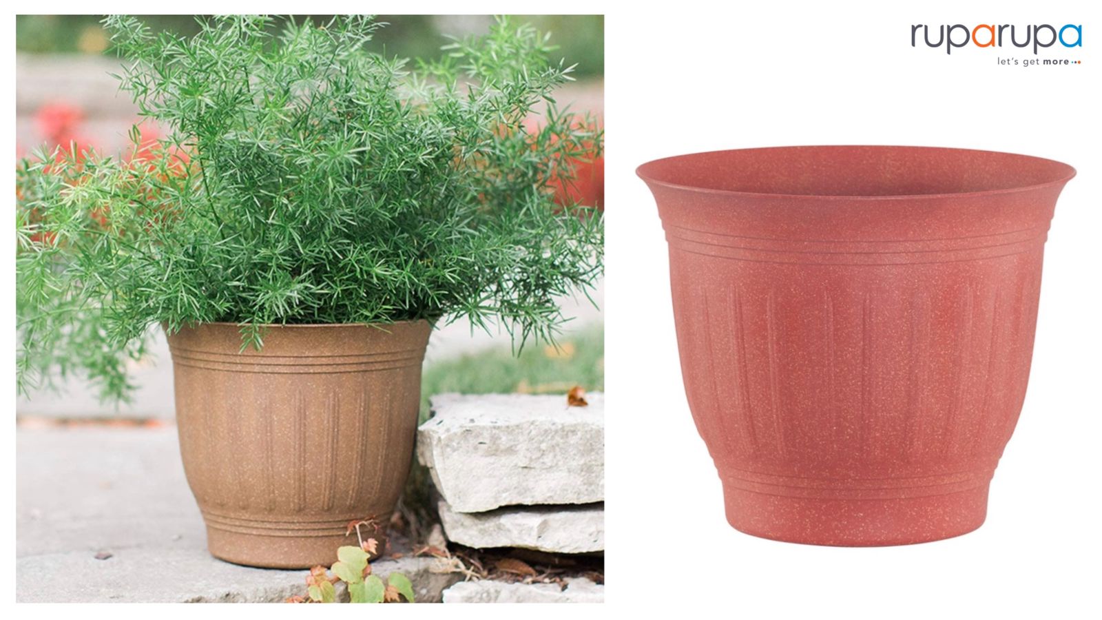 Bloem Colonnade Pot Tanaman Brick 40 Cm