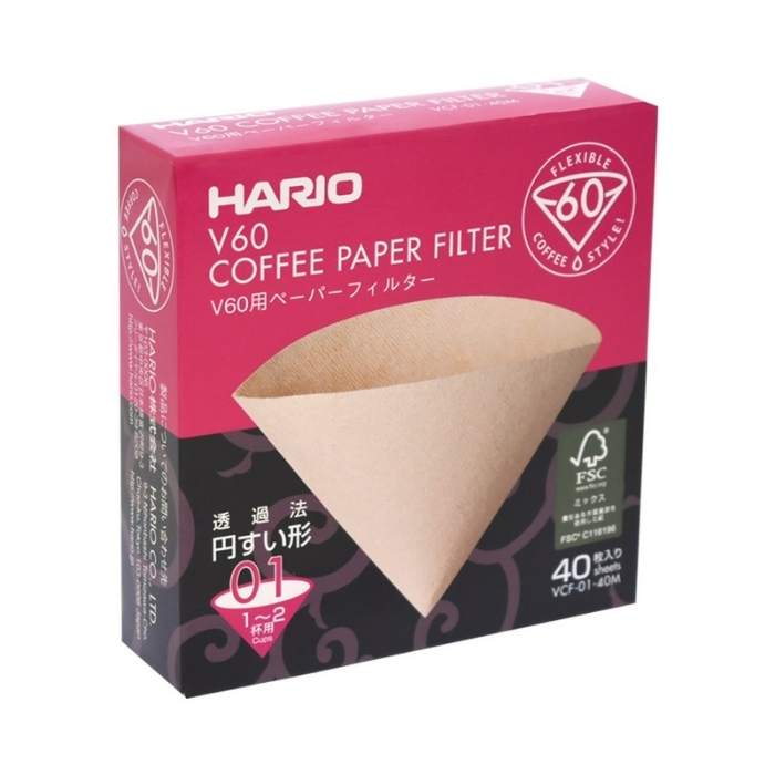 Harioset 40 Pcs Kertas Filter Kopi V60