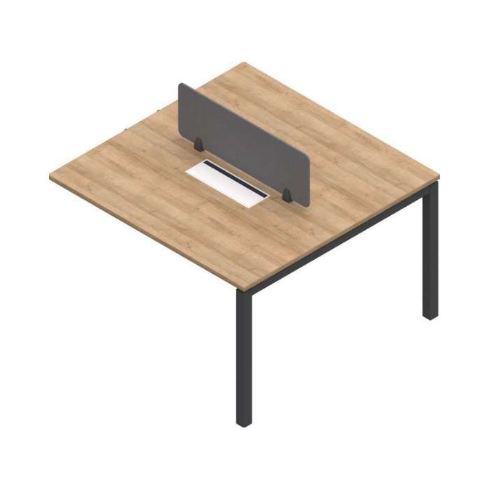 Maine Meja Kantor Extension 2s - Cokelat