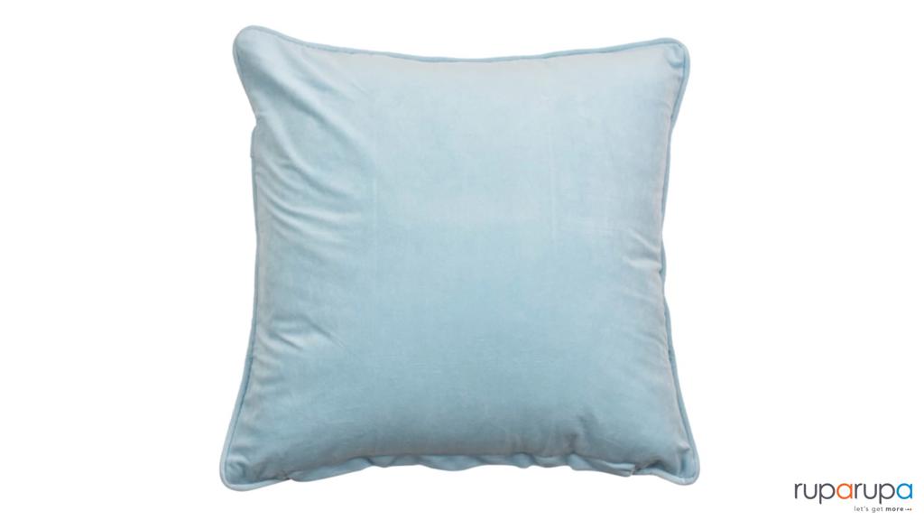 Sarung Bantal Sofa 45x45cm Velvet - Biru
