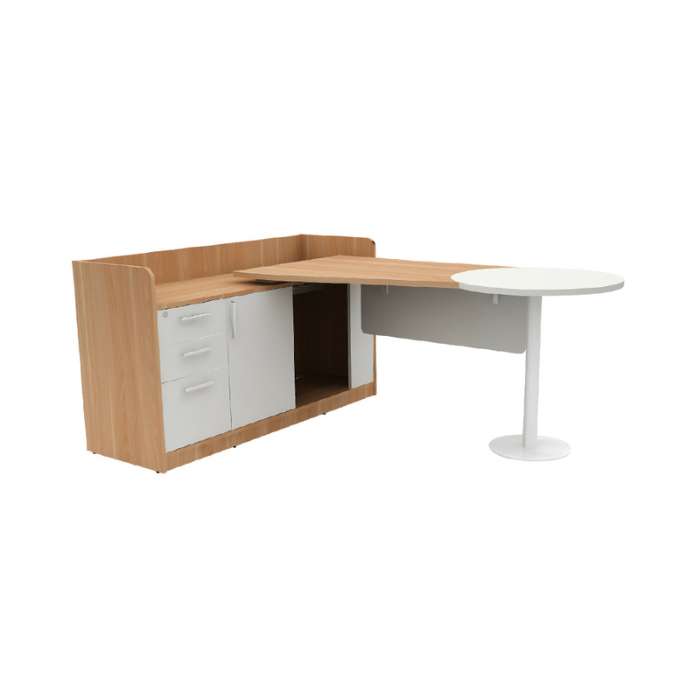 Sieben Meja Kantor Dengan Meja Sisi Kiri 190-l