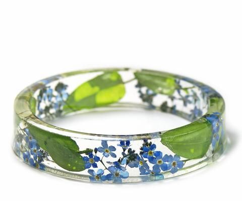 resin art bangle bracelet