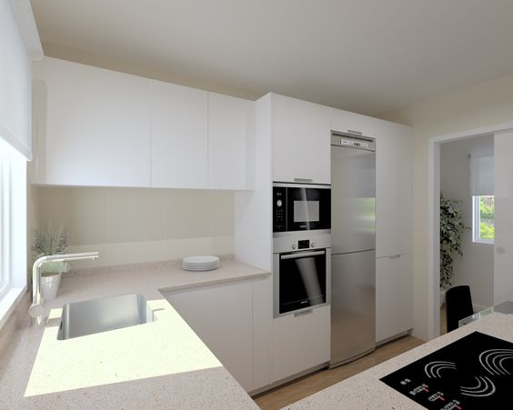 white kitchen