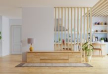 sekat ruang tamu minimalis