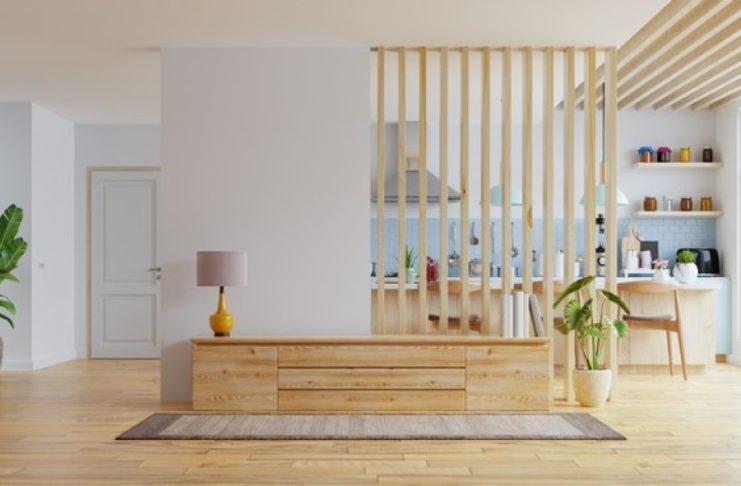 sekat ruang tamu minimalis