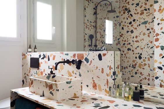 Terrazzo bathroom