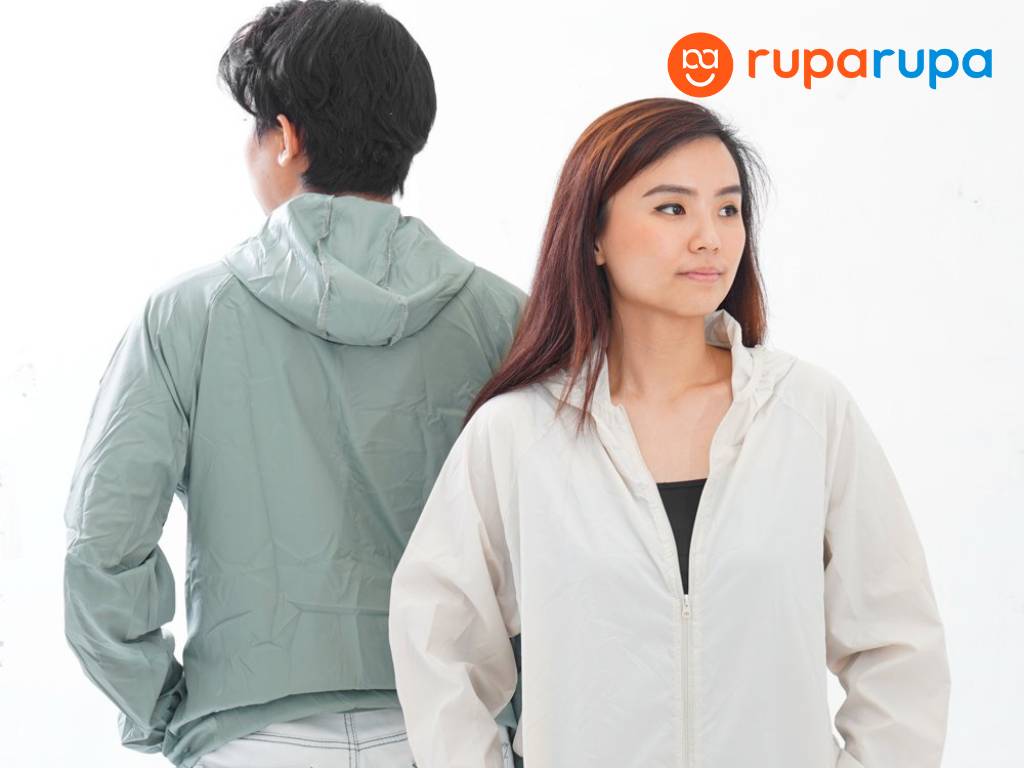 Ataru Ukuran Xl Jaket Foldable Lightweight - Hijau