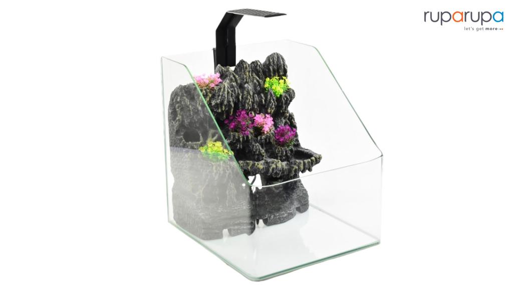 Fishland Akuarium Mini Paludarium 30x33x35 Cm