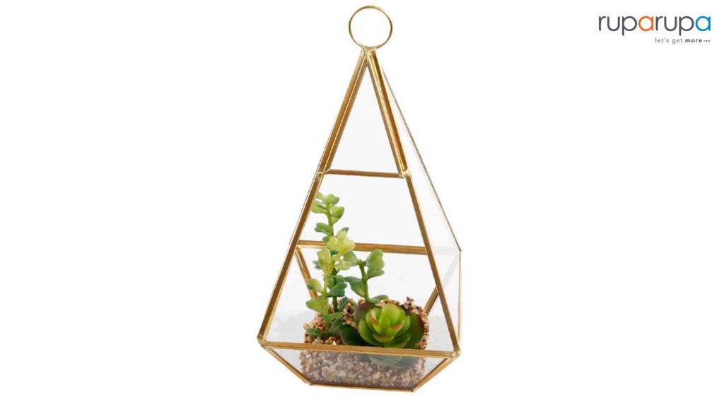 Kotak Terrarium 12.5x12.5x25 Cm S01 - Hijau