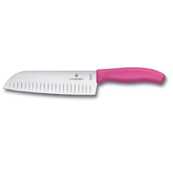 Victorinox 17 Cm Pisau Santoku - Pink