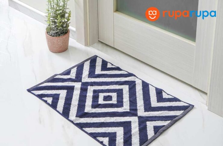 Ataru 40x60 Cm Keset Kamar Mandi Katun Jq - Putih