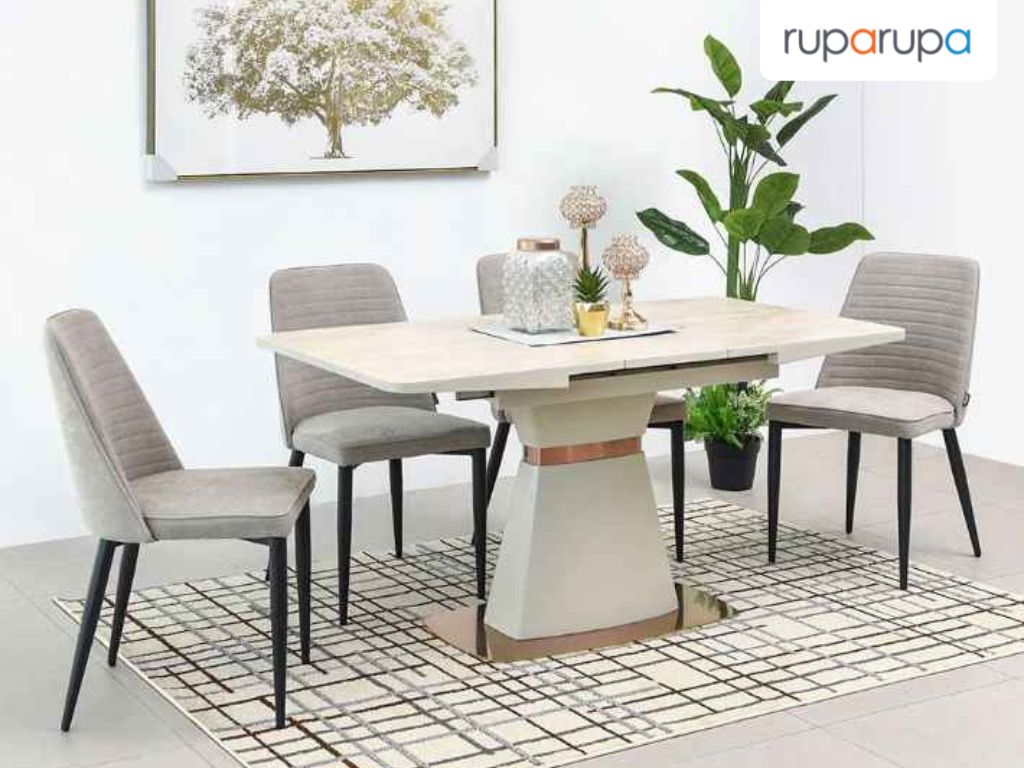 meja makan extendable