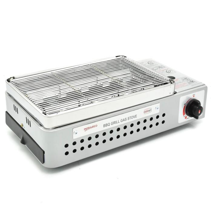 Pemanggang Gas Portable - Silver