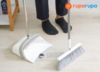 Proclean Sapu & Pengki Lipat - Putih